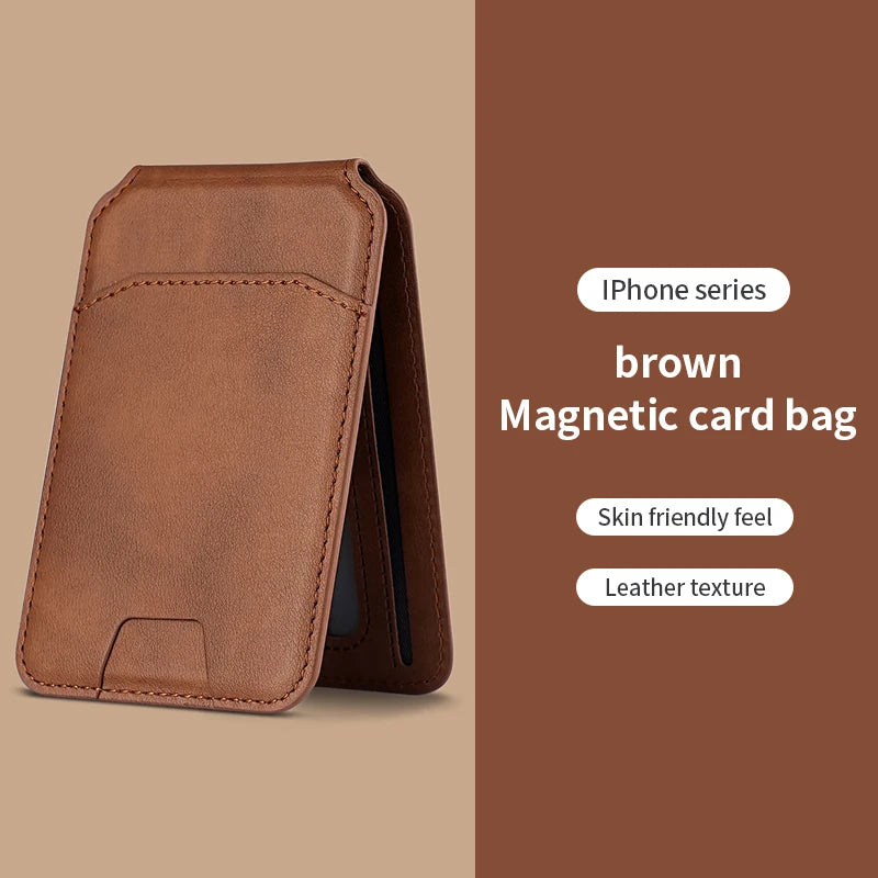Magnetic Snap-On Phone Wallet – Slim Card Holder
