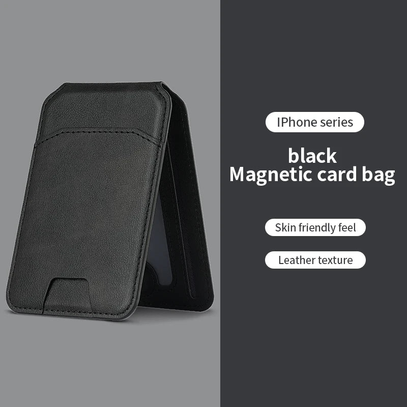 Magnetic Snap-On Phone Wallet – Slim Card Holder