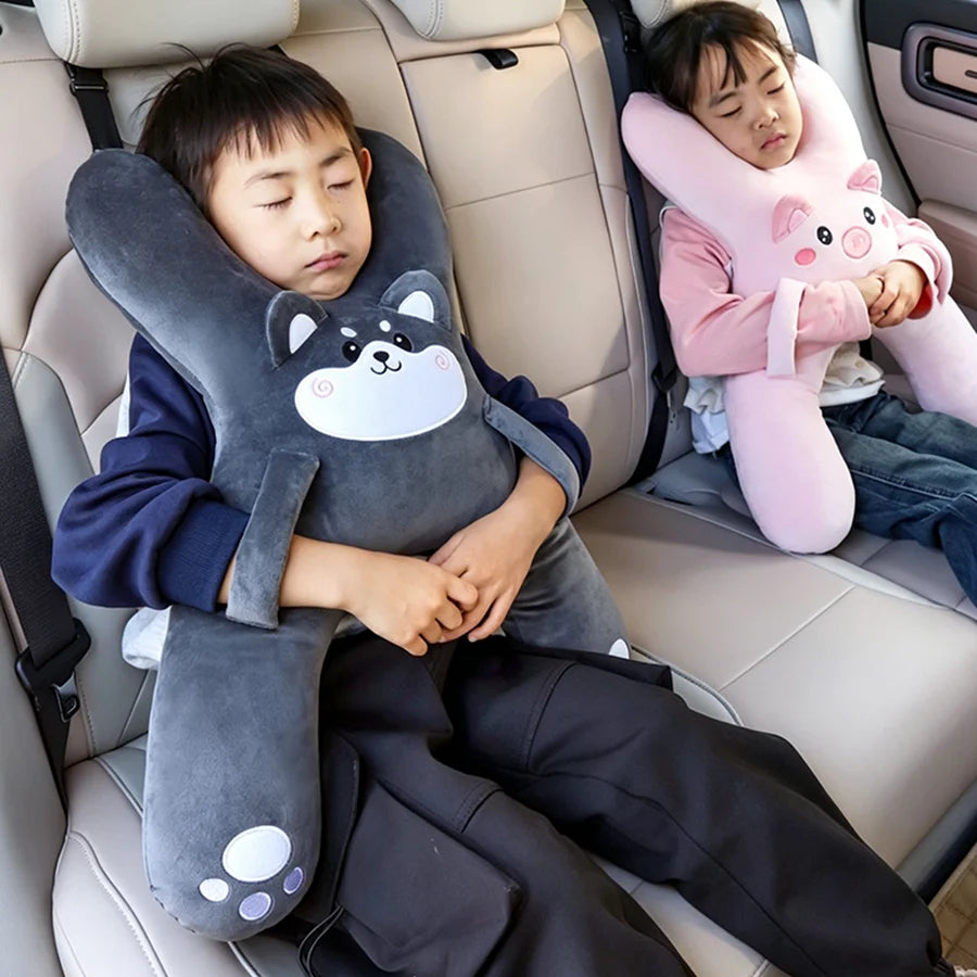 Kids Travel Comfort Pillow – Car Neck & Body Support