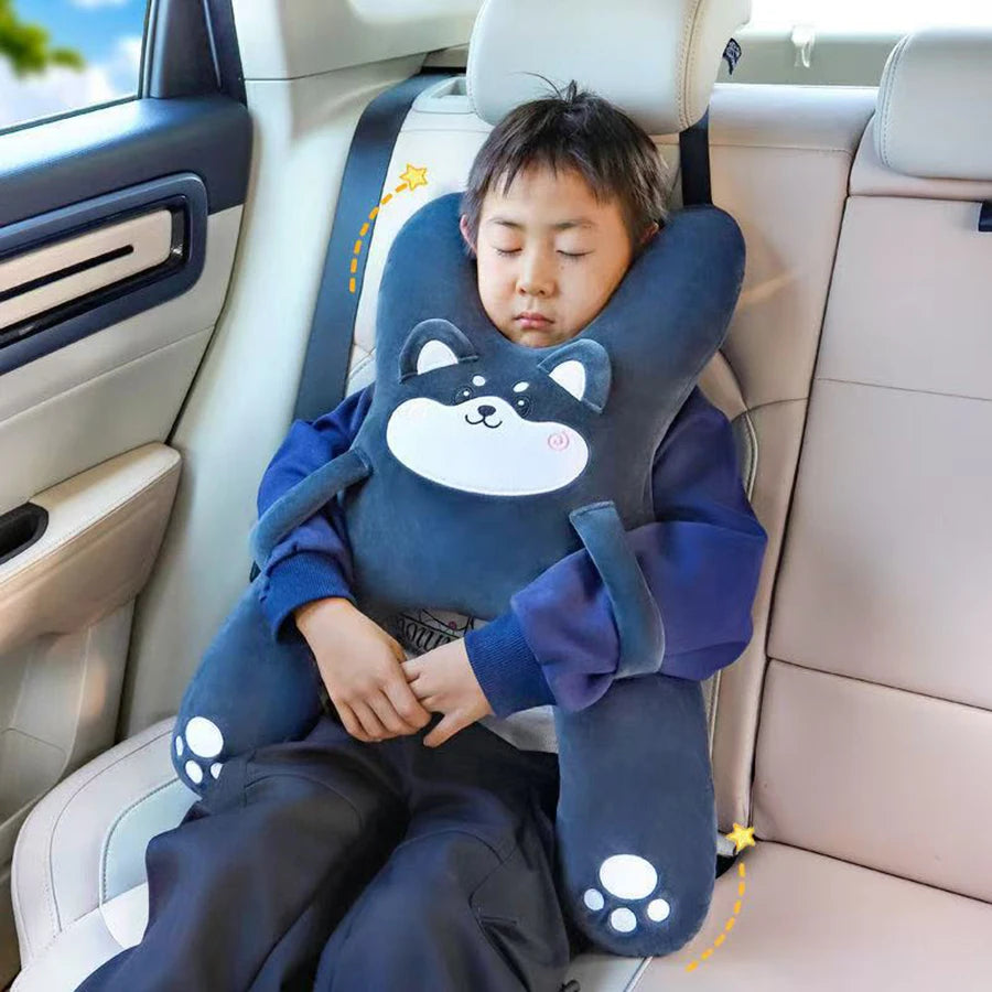 Kids Travel Comfort Pillow – Car Neck & Body Support