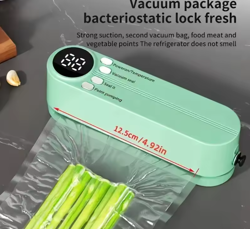 2-in-1 Rechargeable Vacuum Sealer & Bag Sealer