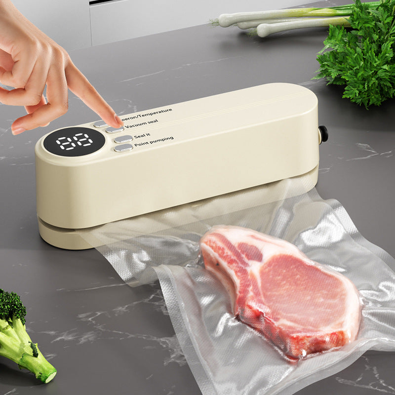 2-in-1 Rechargeable Vacuum Sealer & Bag Sealer